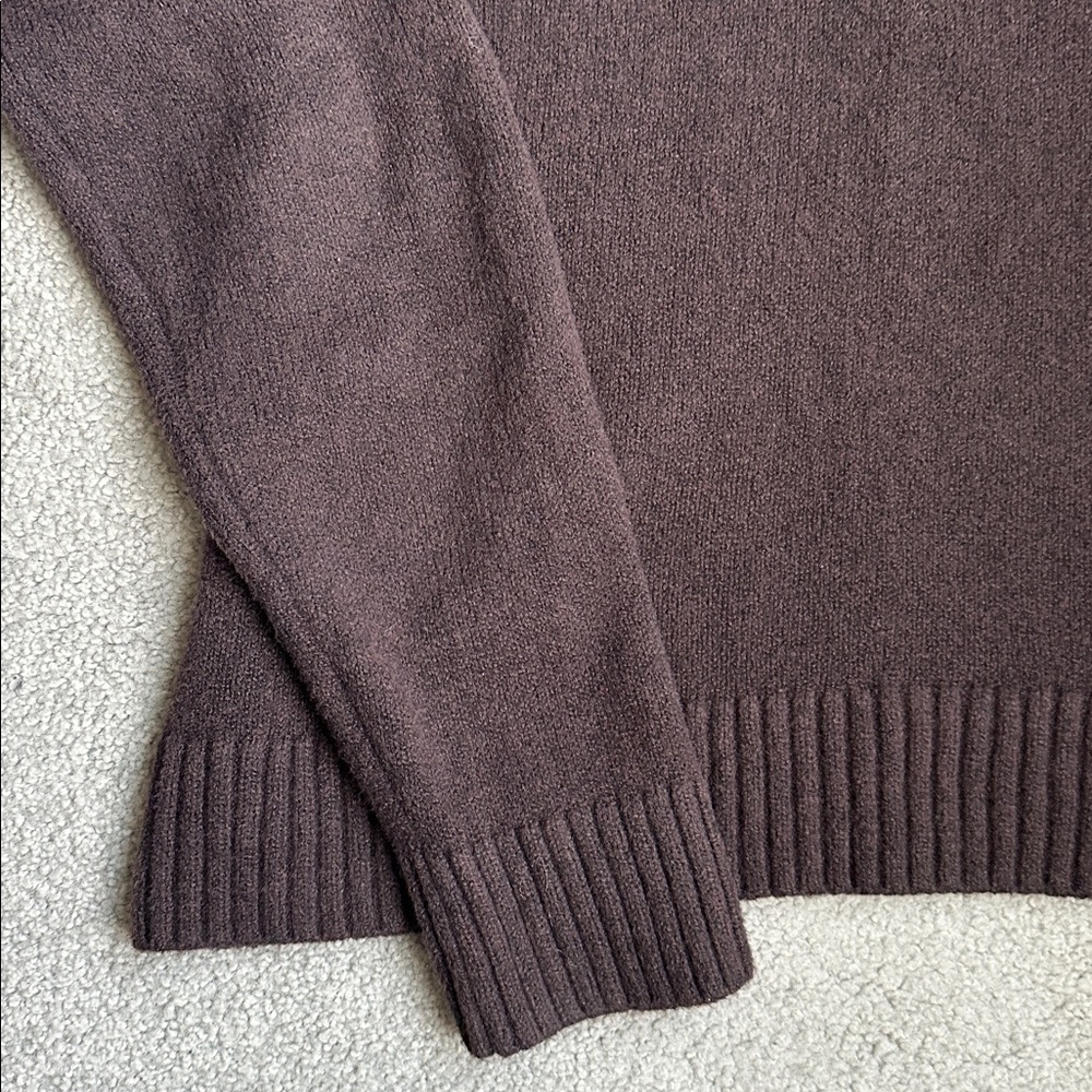 Gap CashSoft Crewneck Sweater in Terra Brown Size S - Picture 5 of 7